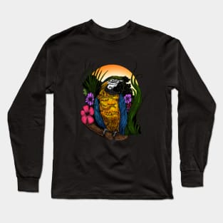 Tropical Parrot Long Sleeve T-Shirt